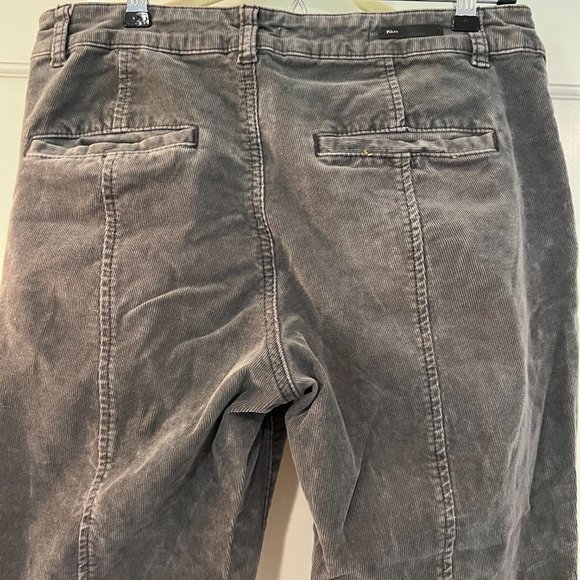 Anthropologie Pilcro Stet Cropped Grey Midrise stretch cords size 30 - Picture 6 of 9
